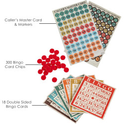 M.Y Traditional Games Bingo Game Family Fun Game