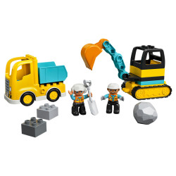 LEGO DUPLO Construction Truck & Tracked Excavator 10931 Building Toy