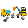 LEGO DUPLO Construction Truck & Tracked Excavator 10931 Building Toy