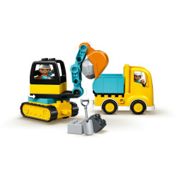 LEGO DUPLO Construction Truck & Tracked Excavator 10931 Building Toy