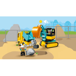 LEGO DUPLO Construction Truck & Tracked Excavator 10931 Building Toy