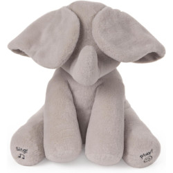 Official Baby GUND Flappy the Elephant, Interactive and Musical Cuddly Plush 12-Inch