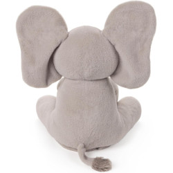 Official Baby GUND Flappy the Elephant, Interactive and Musical Cuddly Plush 12-Inch