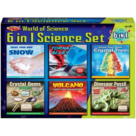 World of Science 6-in-1 Science Kit
