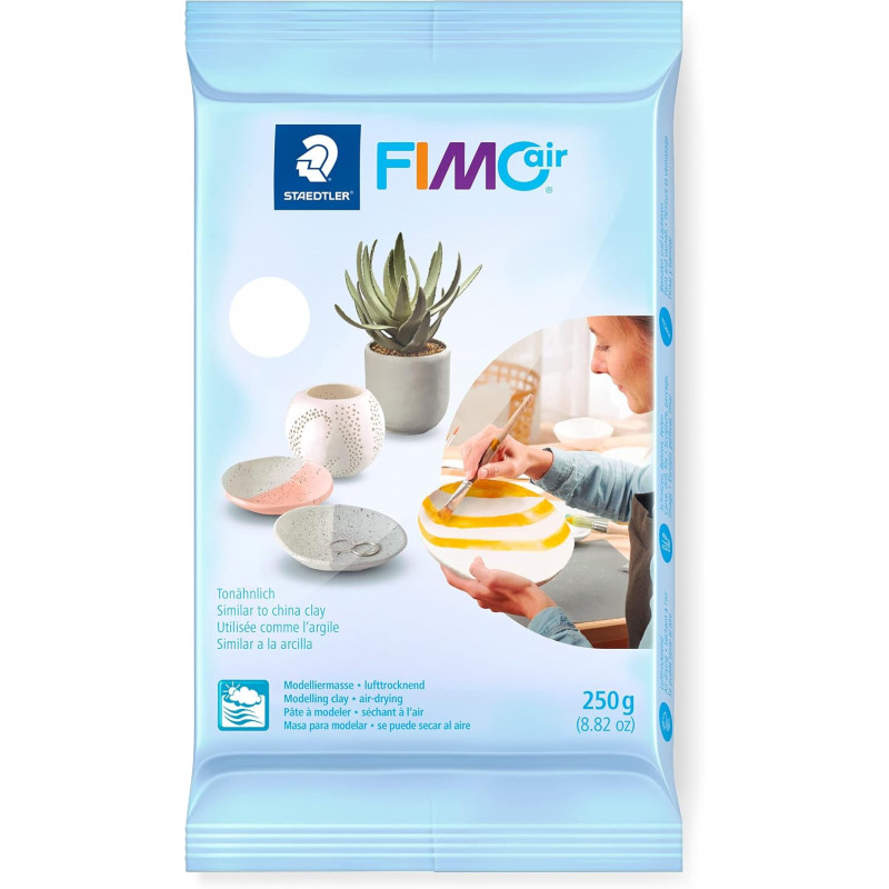 FIMO Air Basic - White Air-Drying Modelling Clay 250g