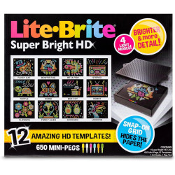 Lite-Brite Super Bright HD Creative Retro Light-Up Screen