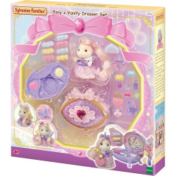 Sylvanian Families Pony's Vanity Dresser Set -dollhouse playset 5704