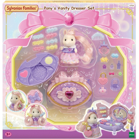 Sylvanian Families Pony's Vanity Dresser Set -dollhouse playset 5704