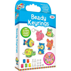 Galt Toys, Beady Keyrings, Craft Kit for Kids