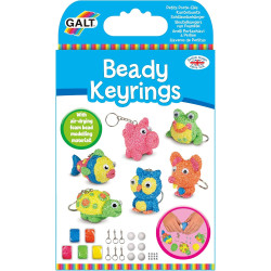 Galt Toys, Beady Keyrings, Craft Kit for Kids