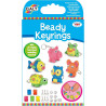 Galt Toys, Beady Keyrings, Craft Kit for Kids