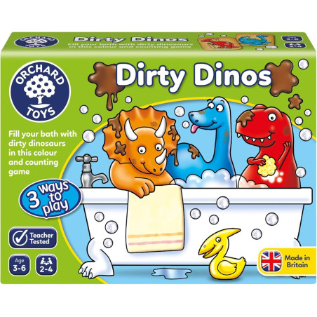 Orchard Toys Dirty Dinos Game, Colour and Counting Game