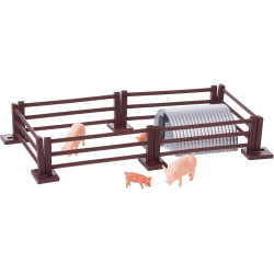 Britains 1:32 Pig Pen Animal Farm Playset, Collectable Farmyard Animal Toys