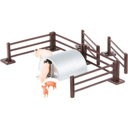 Britains 1:32 Pig Pen Animal Farm Playset, Collectable Farmyard Animal Toys