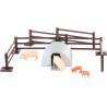 Britains 1:32 Pig Pen Animal Farm Playset, Collectable Farmyard Animal Toys
