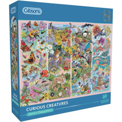 Gibsons Curious Creatures 1000 Piece Jigsaw Puzzle