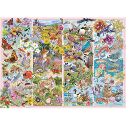 Gibsons Curious Creatures 1000 Piece Jigsaw Puzzle