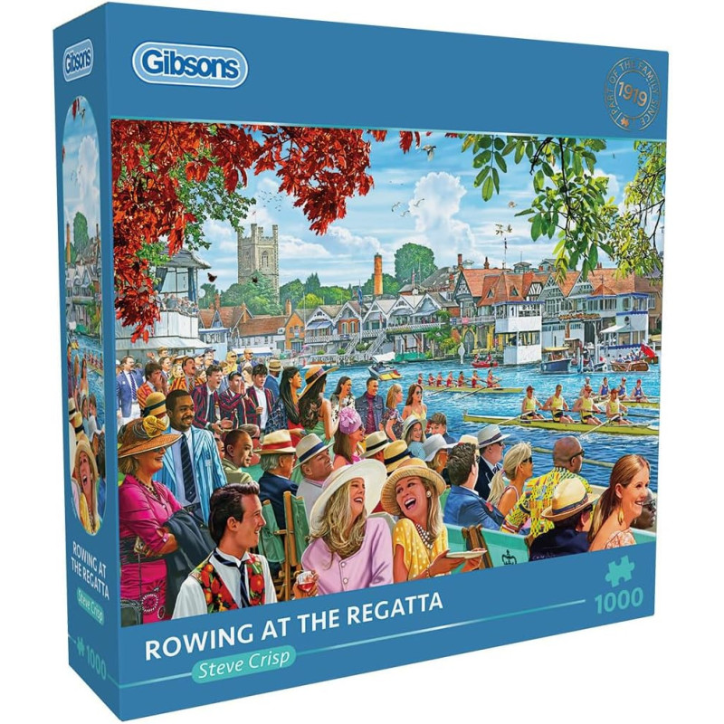 Gibsons Rowing at the Regatta 1000 Piece Jigsaw Puzzle