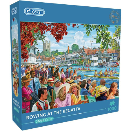 Gibsons Rowing at the Regatta 1000 Piece Jigsaw Puzzle