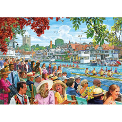 Gibsons Rowing at the Regatta 1000 Piece Jigsaw Puzzle