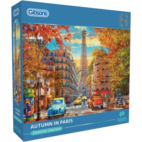 Gibsons Autumn In Paris 1000 Piece Jigsaw Puzzle