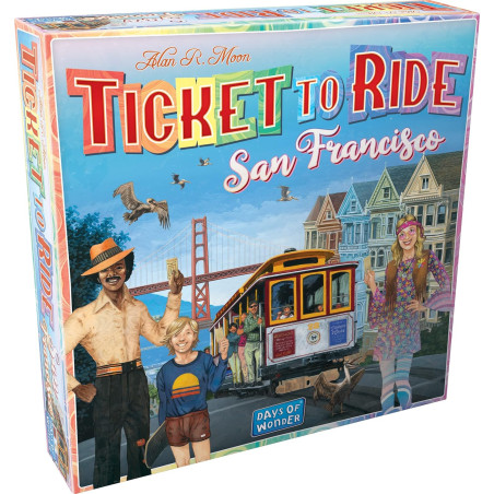 Days of Wonder Ticket To Ride San Francisco Board Game