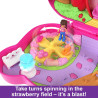 Polly Pocket Dolls and Playset Straw-beary Patch Compact
