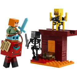LEGO Minecraft The Nether Lava Battle Building Toy 21266