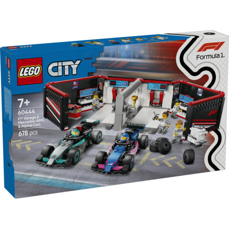 LEGO City F1 Garage & Mercedes-AMG & Alpine Cars Set 60444