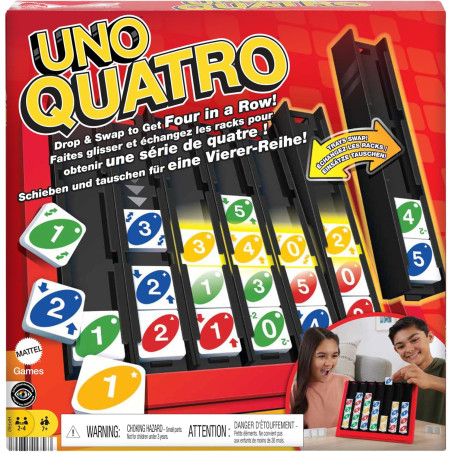 Mattel Games UNO Quatro Family Board Game