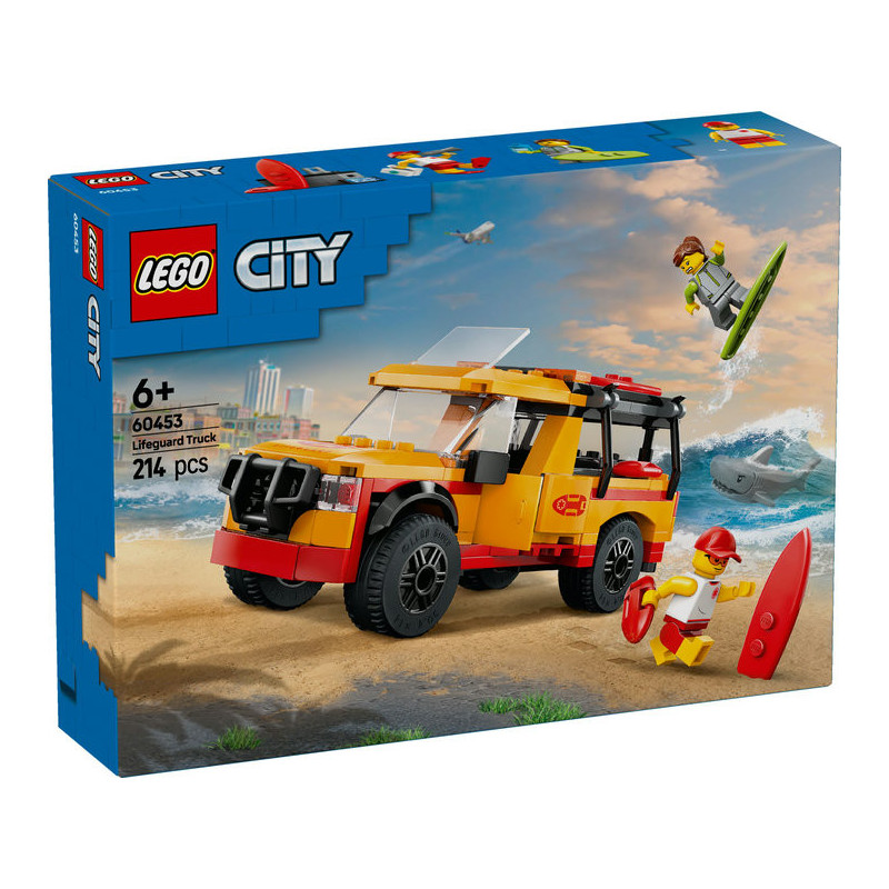 LEGO City Lifeguard Beach Rescue Truck & Shark Toys 60453 LEGO City Lifeguard Beach Rescue Truck & Shark Toys 60453