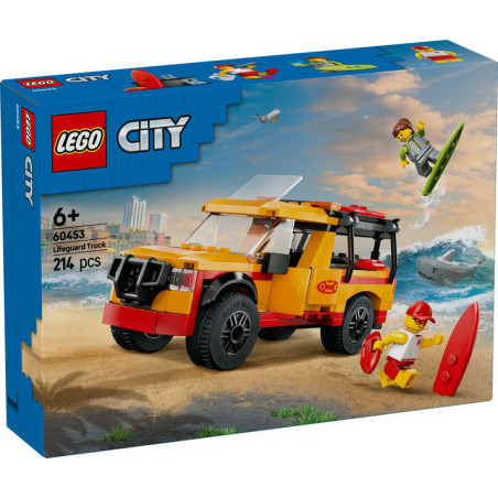 LEGO City Lifeguard Beach Rescue Truck & Shark Toys 60453
