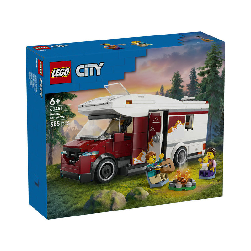 LEGO City Holiday Adventure Camper Van Toy Vehicle Set 60454 LEGO City Holiday Adventure Camper Van Toy Vehicle Set 60454