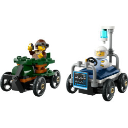 LEGO City Aeroplane vs. Hospital Bed Race Car Pack 60459