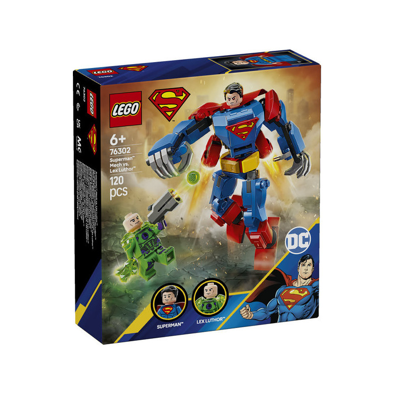 LEGO DC Superman Mech vs. Lex Luthor Super Hero Toy 76302 LEGO DC Superman Mech vs. Lex Luthor Super Hero Toy 76302
