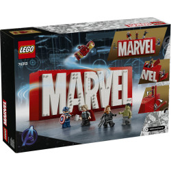 LEGO Marvel: MARVEL Logo & Minifigures Building Toy 76313