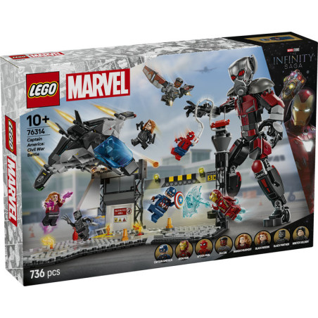 LEGO Marvel Captain America: Civil War Action Battle 76314