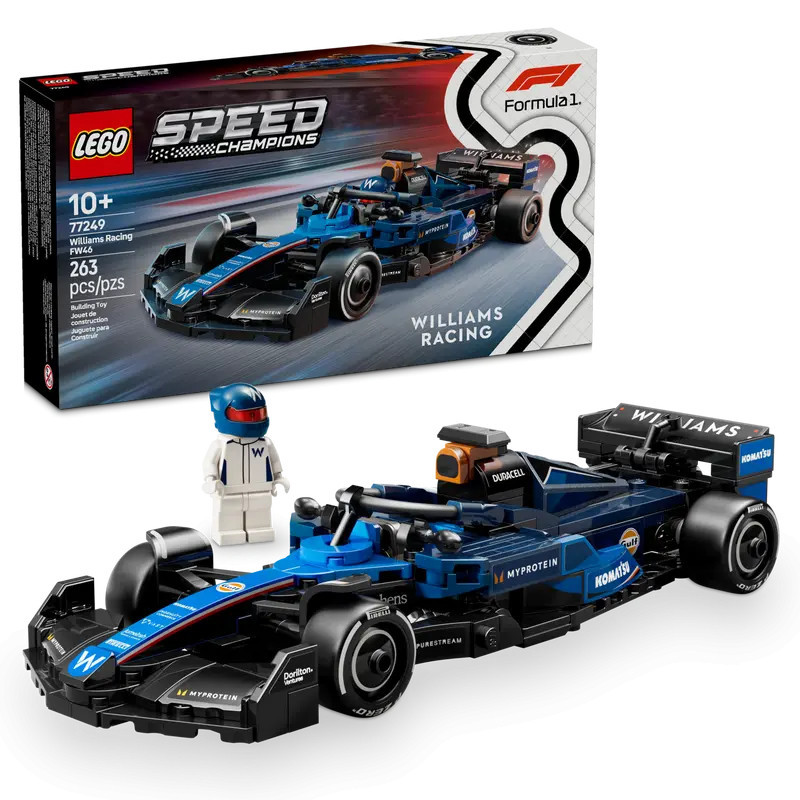 LEGO Speed Champions Williams Racing FW46 F1 Race Car 77249 LEGO Speed Champions Williams Racing FW46 F1 Race Car 77249