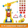 Rubble and Crew, Bark Yard Crane Tower Playset with Rubble Action Figure