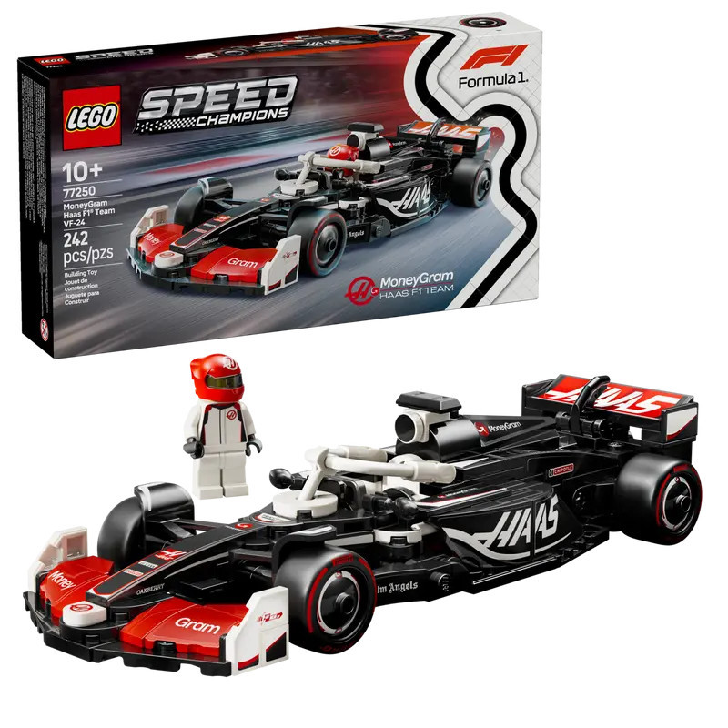 LEGO Speed Champions MoneyGram Haas F1 Team VF-24 Race Car 77250 LEGO Speed Champions MoneyGram Haas F1 Team VF-24 Race Car 77250