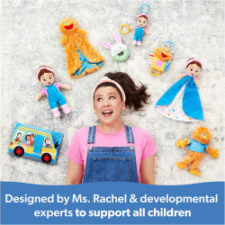 Ms. Rachel Official Sensory Learning Farm Foldable Soft Baby Book