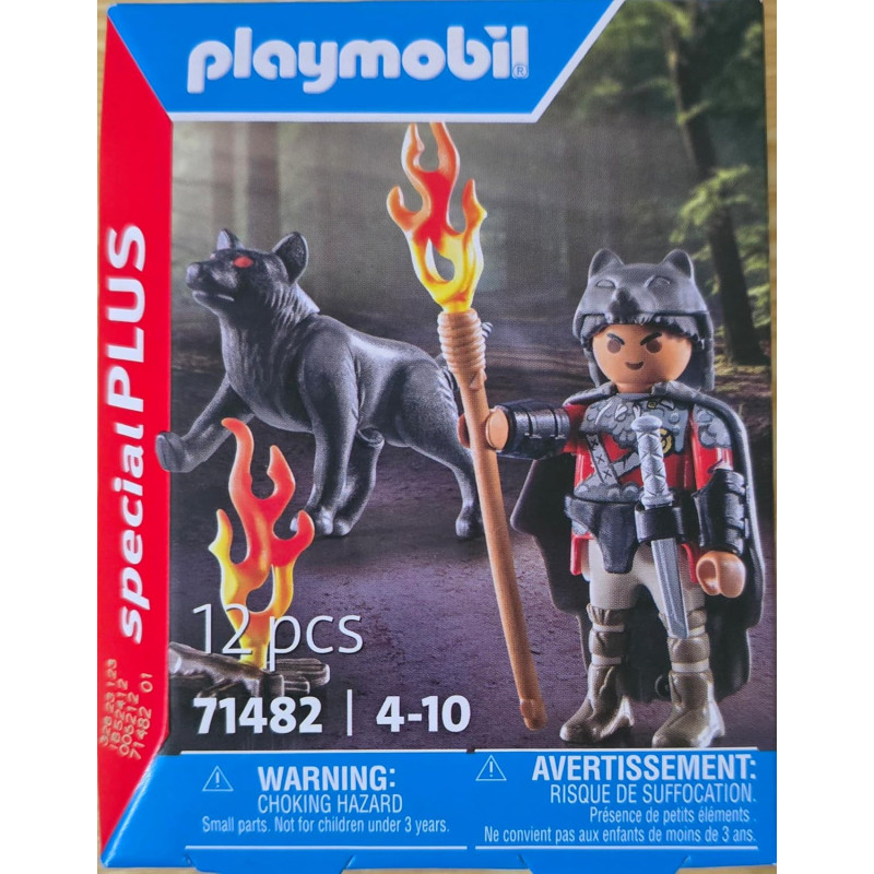 Playmobil 71482 Special Plus: Warrior with Wolf
