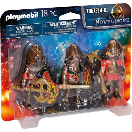 Novelmore Knights 70672 Burnham Raiders 3 Figure Set