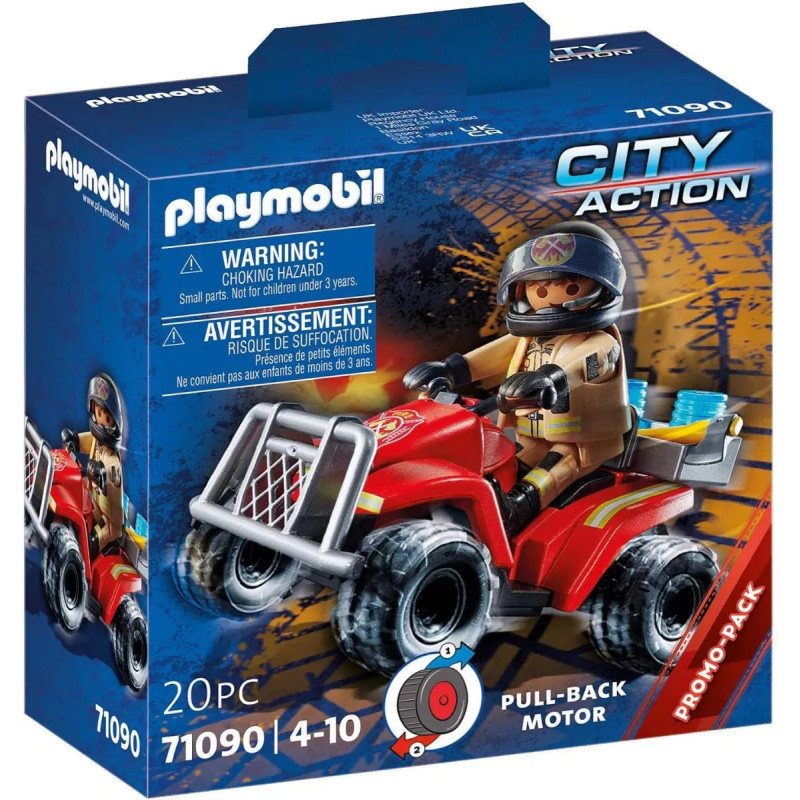 Playmobil 71090 City Action Off-Road Quad with Pullback Motor