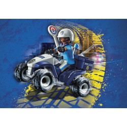 Playmobil 71092 City Action Police Quad with Pullback Motor