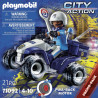 Playmobil 71092 City Action Police Quad with Pullback Motor
