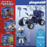 Playmobil 71092 City Action Police Quad with Pullback Motor