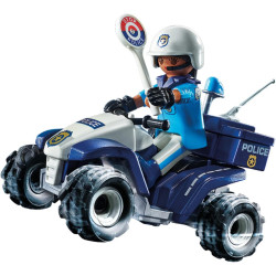 Playmobil 71092 City Action Police Quad with Pullback Motor