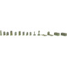 Hornby R7297 Assorted Grave Stones & Monuments for Model Railway