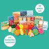 Casdon Grocery Set 36 Pieces Fruit, Veg and More Roleplay Toys